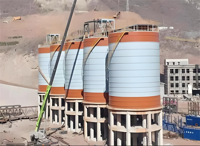 崂山高架钢板仓